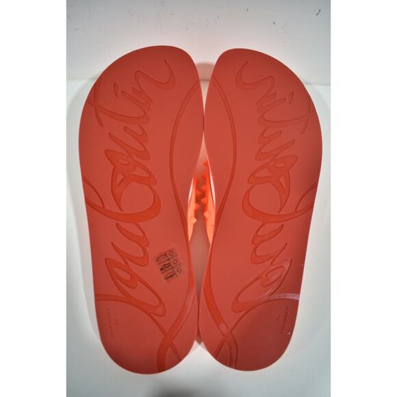 Christian Louboutin Mens Loubi Flip Flop Spikes Flat Drag Thong Sandal 44 11 main image 8